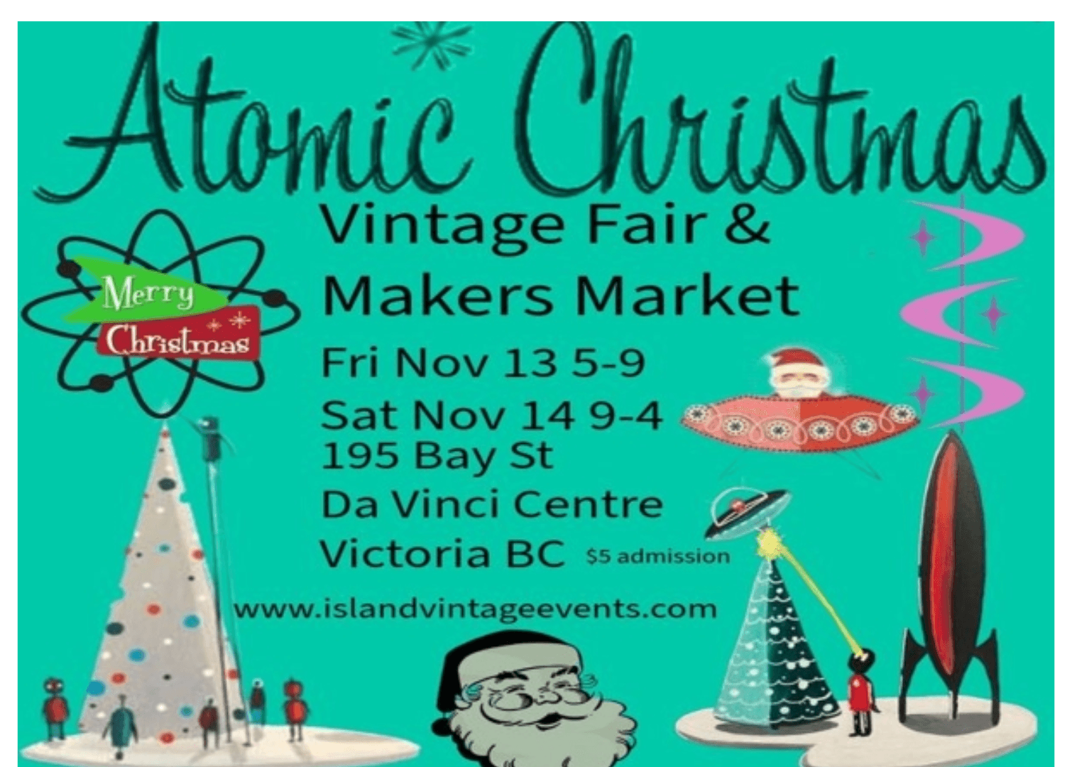 Atomic Christmas Vintage Fair and Makers Market at Da Vinci Centre