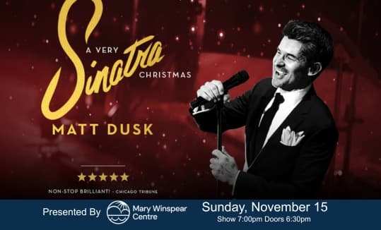 Matt Dusk: A Very Sinatra Christmas at Mary Winspear Centre