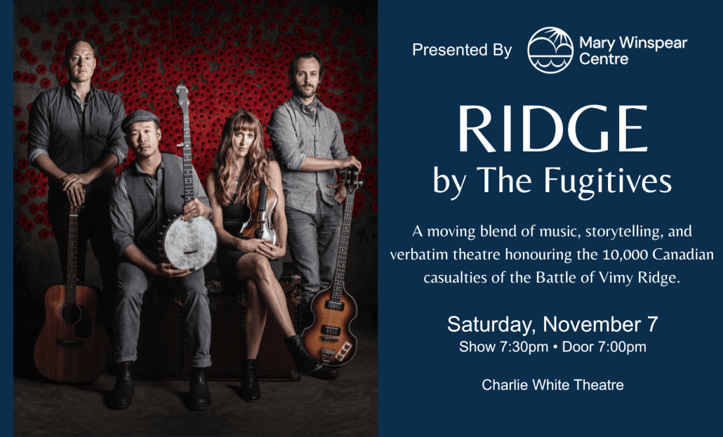 Ridge by the Fugitives at Mary Winspear Centre