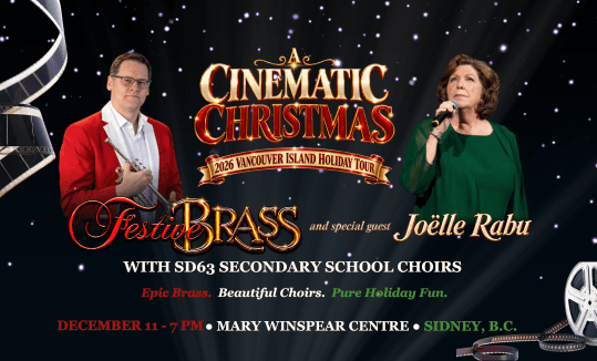 Festive Brass presents A Cinematic Christmas at Mary Winspear Centre