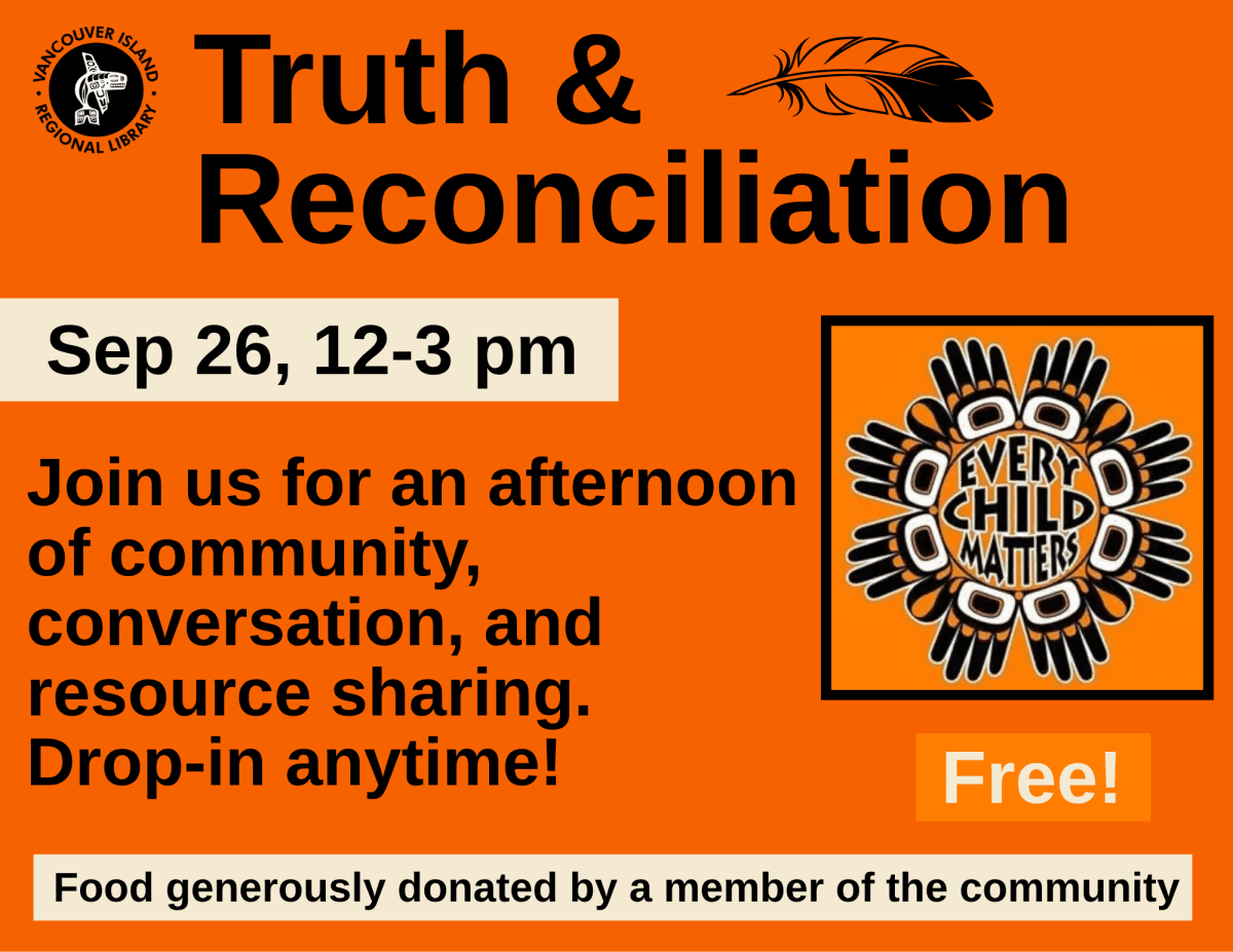 Truth & Reconciliation at Vancouver Island Regional Library - Port Hardy Branch