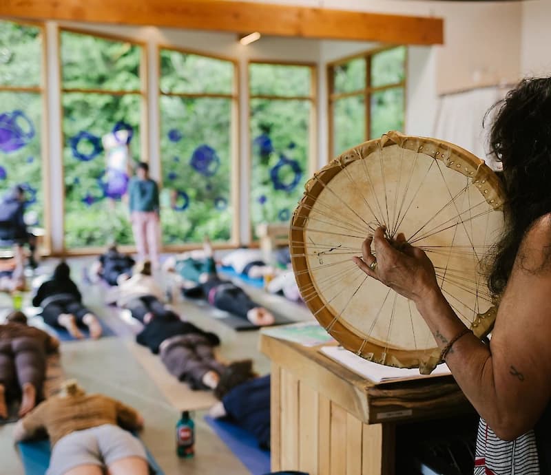 Yoga and the ʔiisaak Pledge at Tofino Visitor Centre