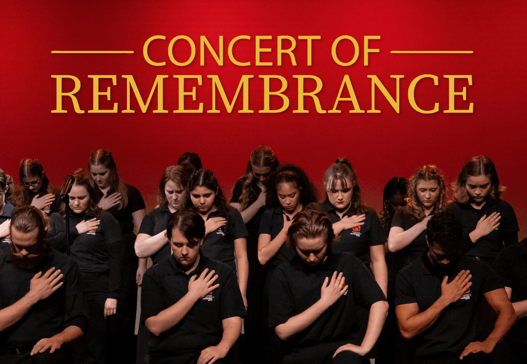 Poster for Concert of Remembrance