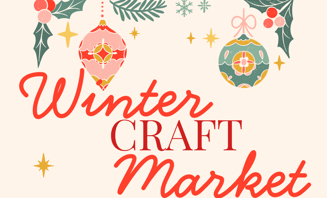 Poster for Winter Craft Market at North Douglas Church