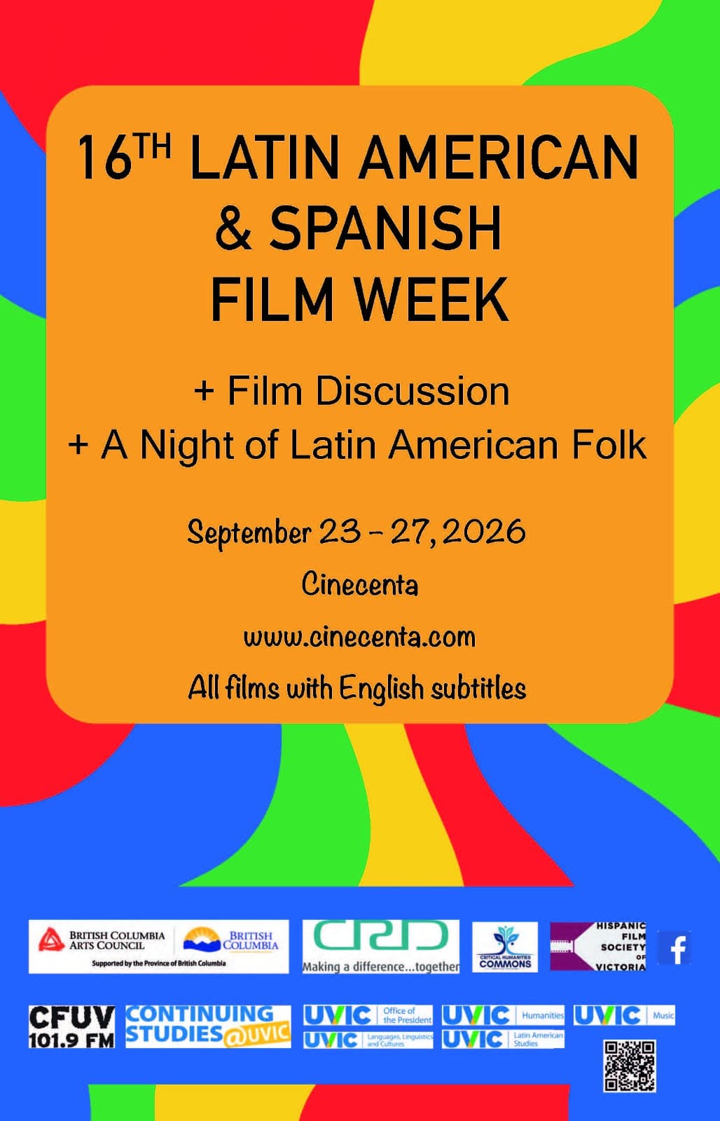 16th Latin American & Spanish Film Week at Victoria