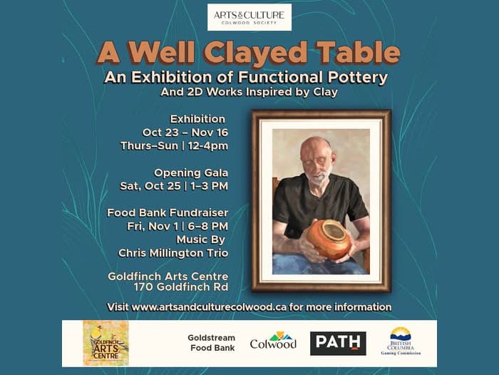 A Well Clayed Table at Colwood's Goldfinch Arts Centre at Goldfinch Arts Centre