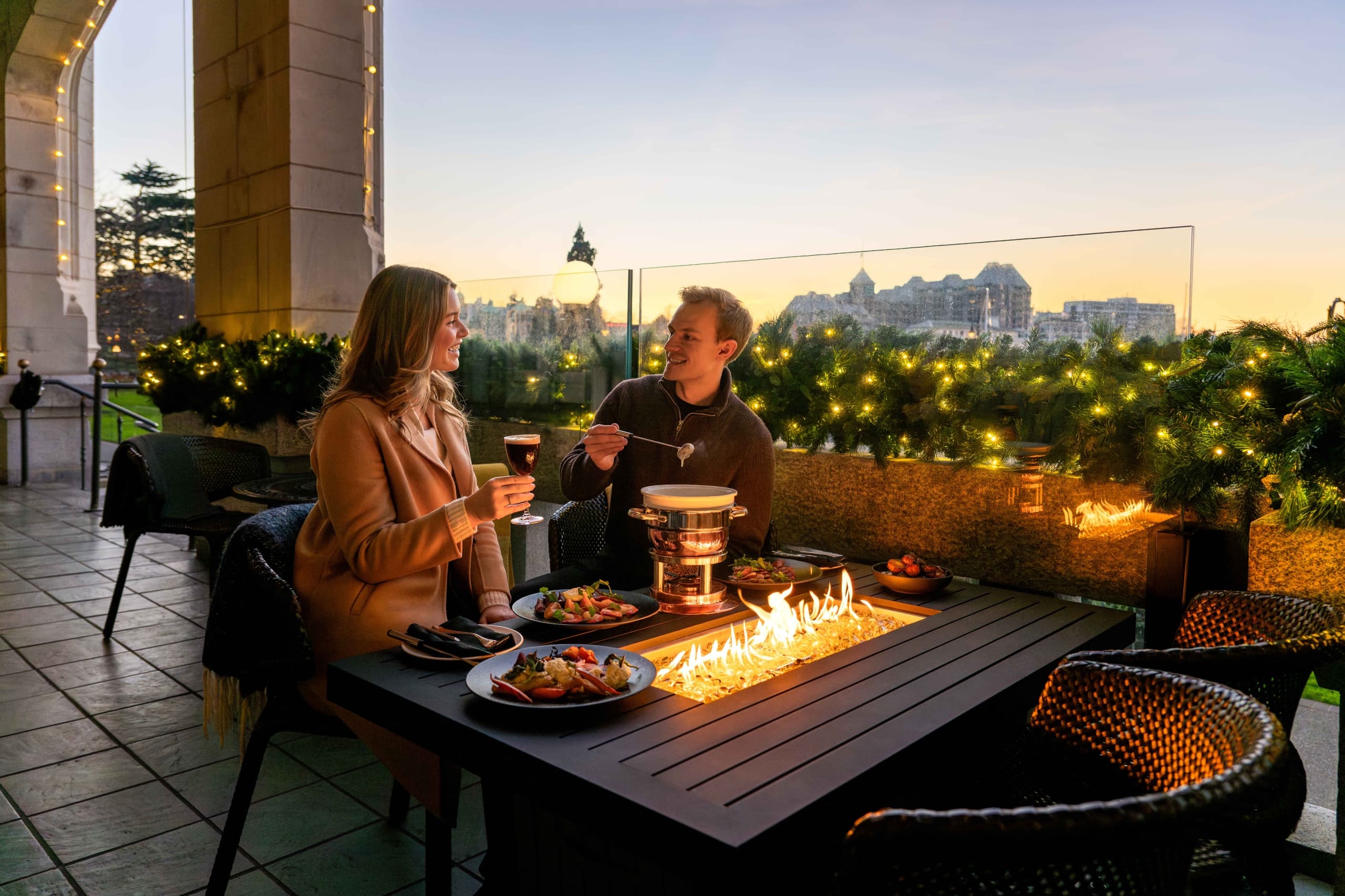 Christmas Veranda at the Empress at Fairmont Spa at Fairmont Empress