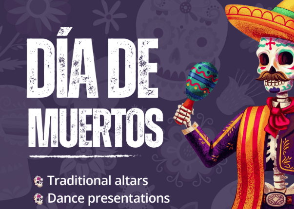 Poster for Día de Muertos at Sea Cider