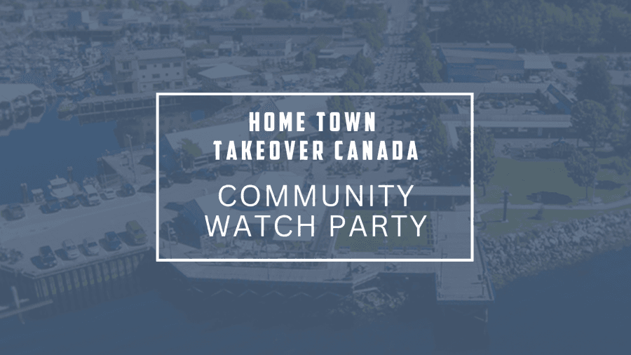 Poster for Community Watch Party: HGTV's Home Town Takeover