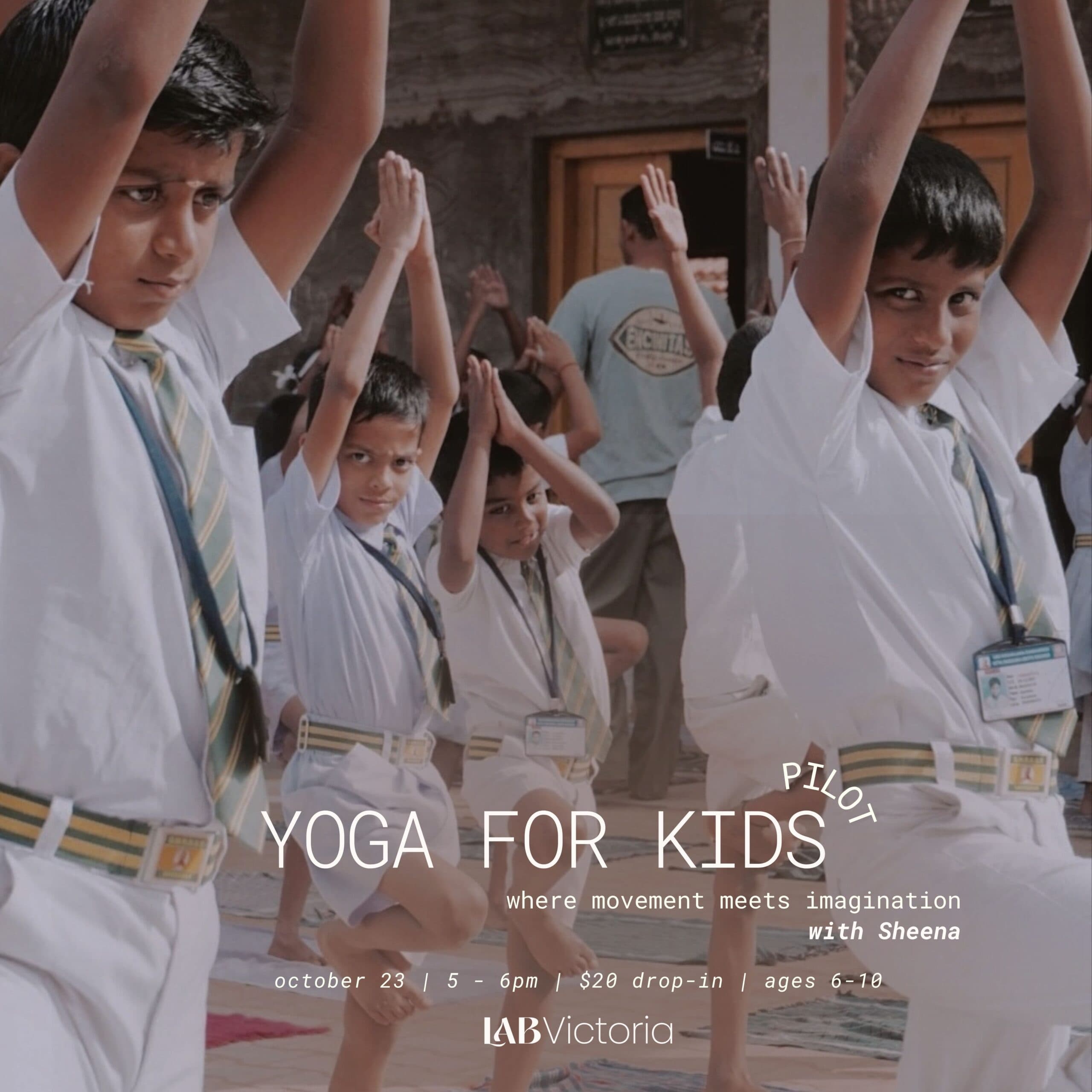 Kids Yoga at The Lab Victoria