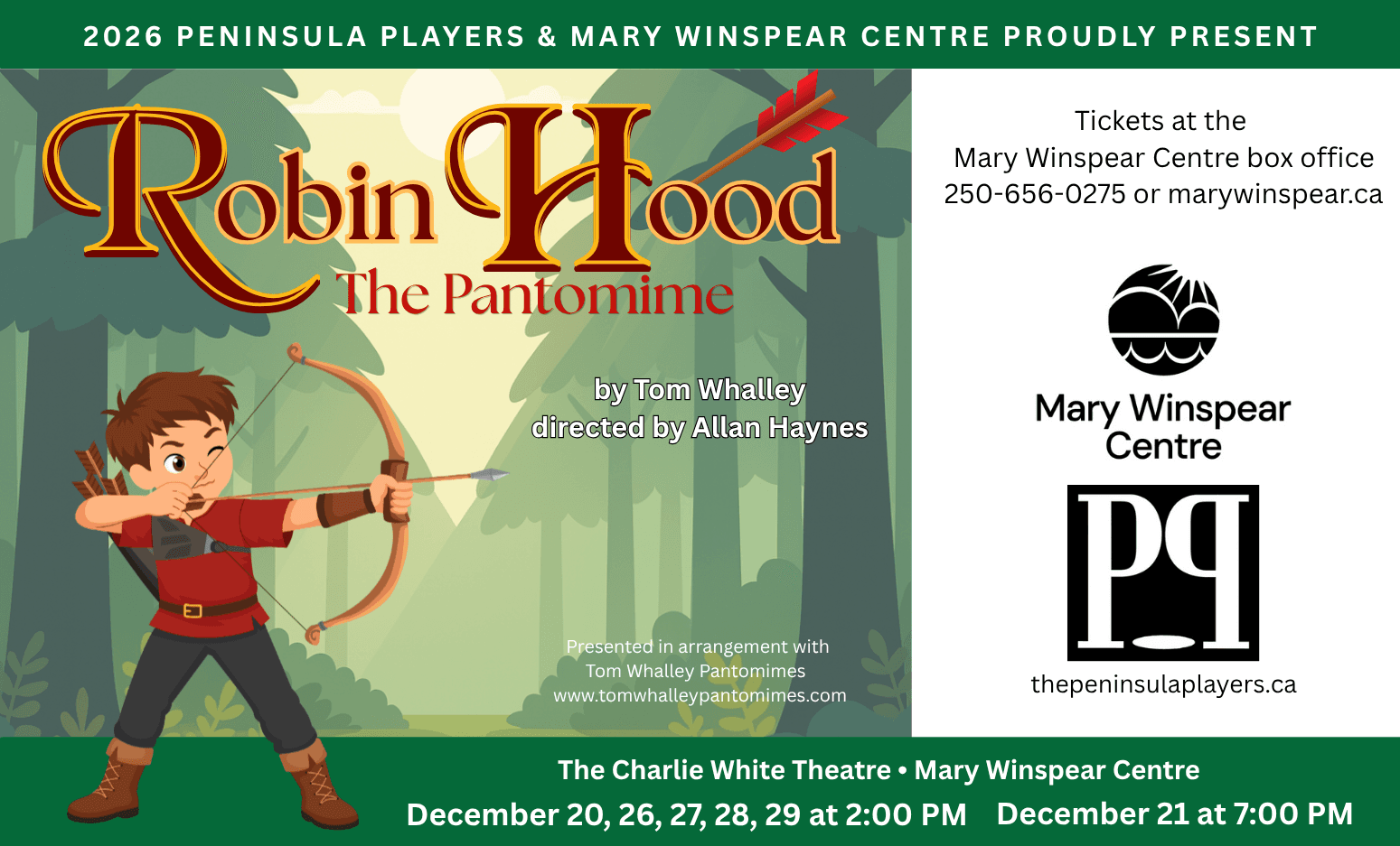Poster for Robin Hood the Panto