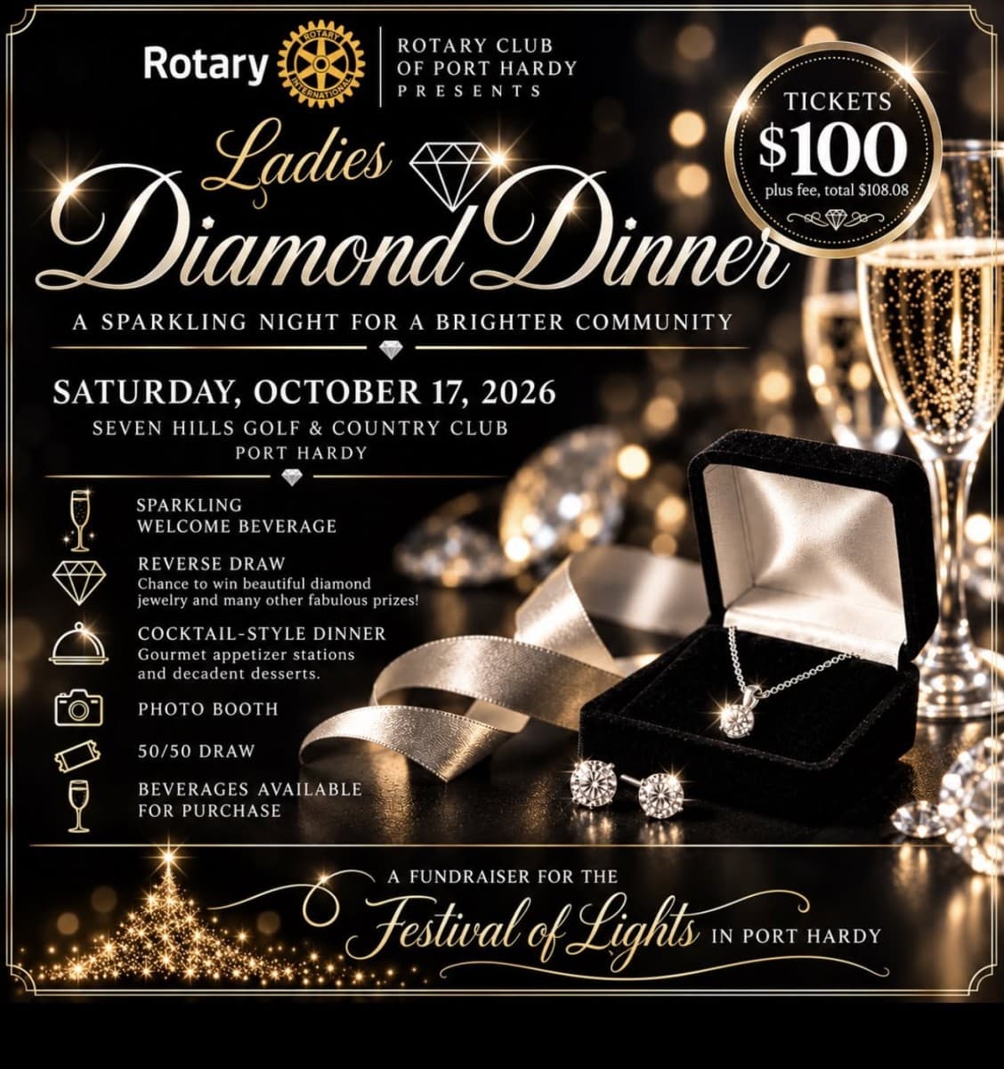 Ladies Diamond Dinner at Port Hardy