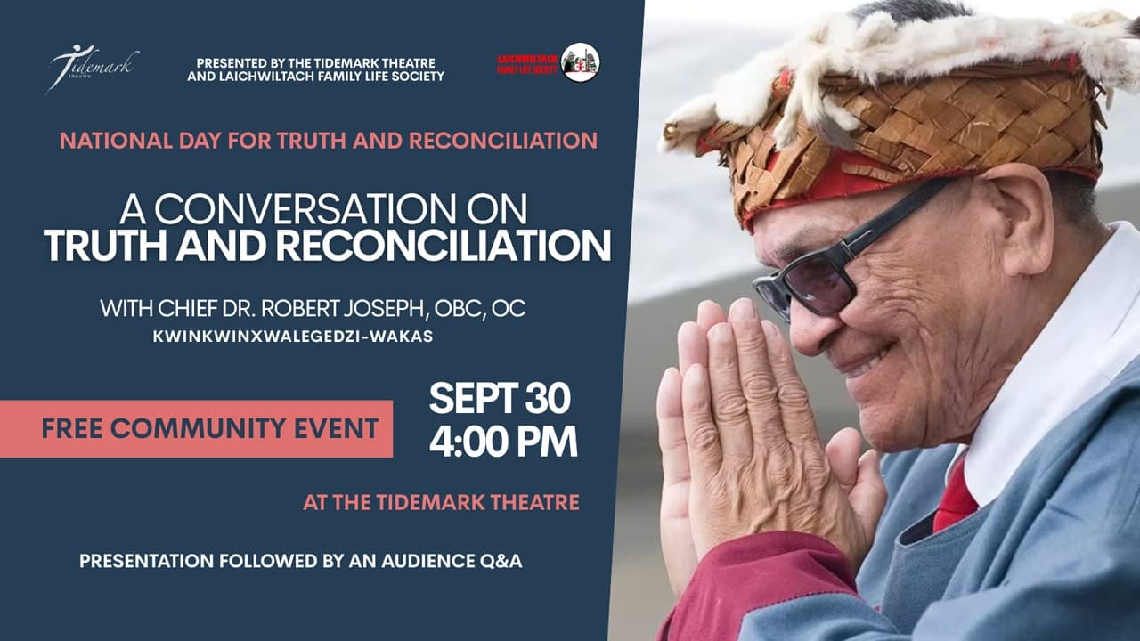 National Day for Truth and Reconciliation at Tidemark Theatre