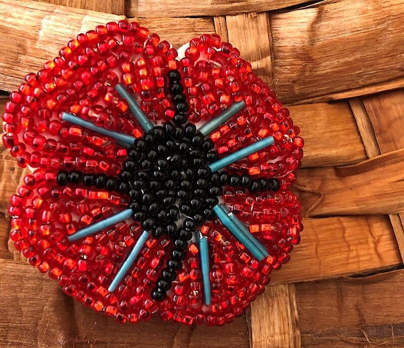 Beaded Poppies with Elizabeth George at Tofino Visitor Centre