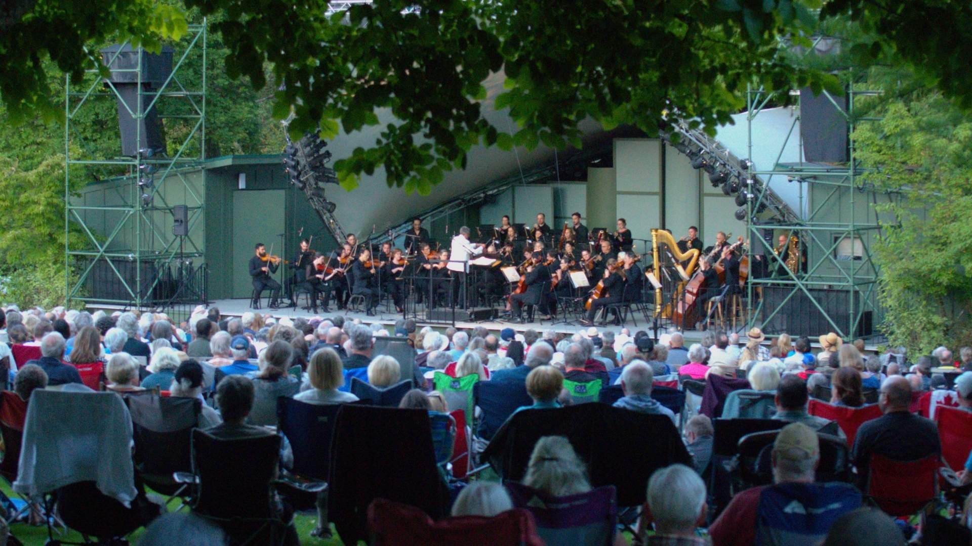 Poster for Symphony in the Summer at The Butchart Gardens