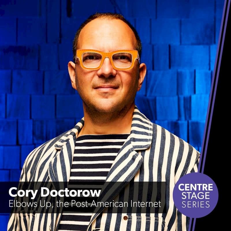 Cory Doctorow Talks Enshittification at Sid Williams Theatre