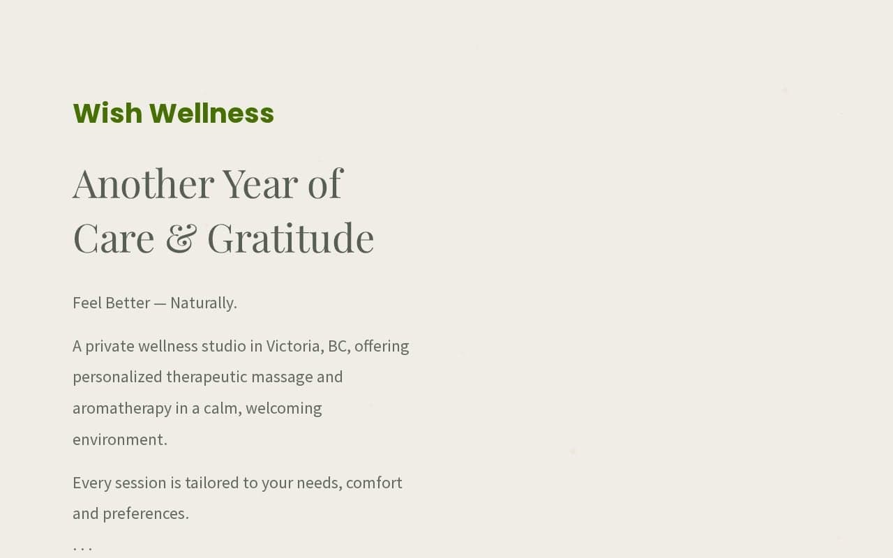 Wish Wellness in Victoria