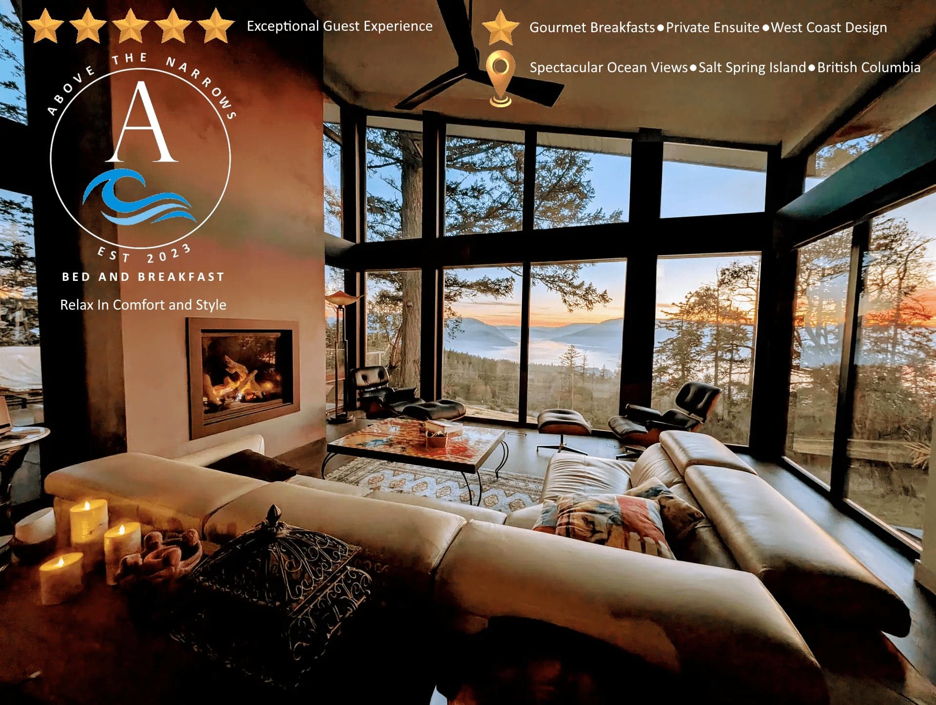 Above The Narrows Bed and Breakfast in Salt Spring Island