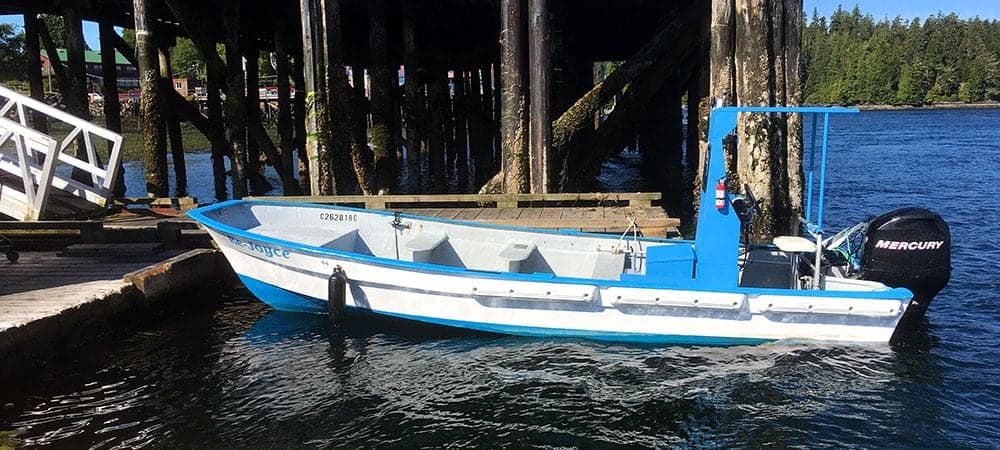 Meares Island Water Taxi in Tofino