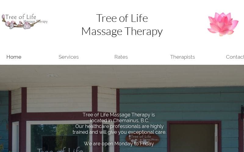 Tree of Life Massage Therapy in Chemainus