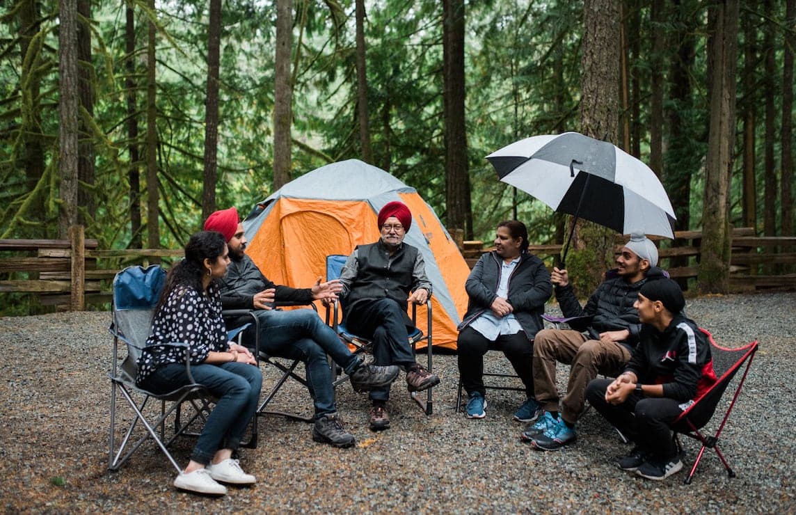 Goldstream group camp sites in Victoria