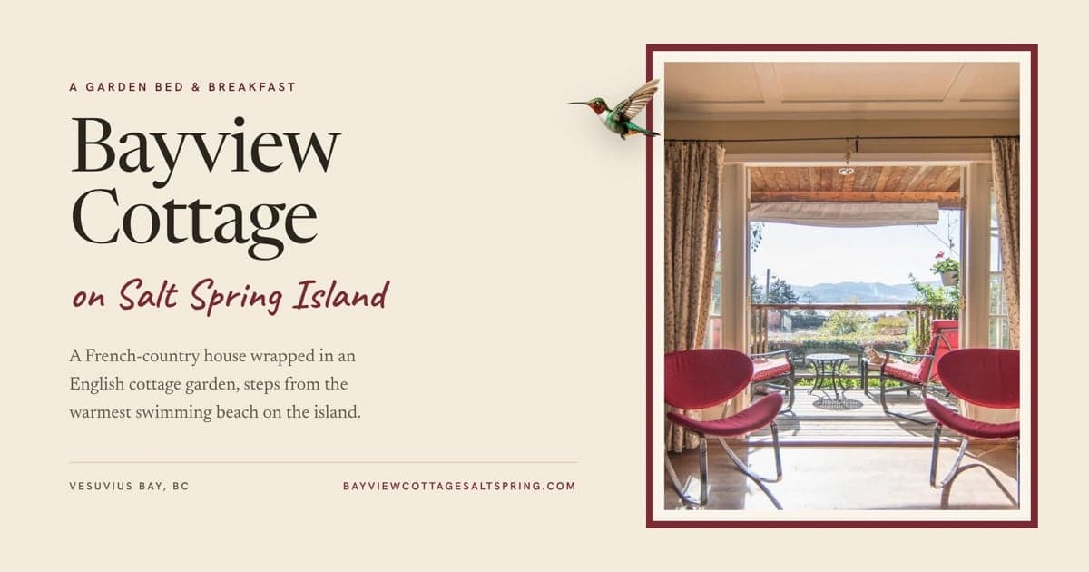 Bayview Cottage B&B in Salt Spring Island