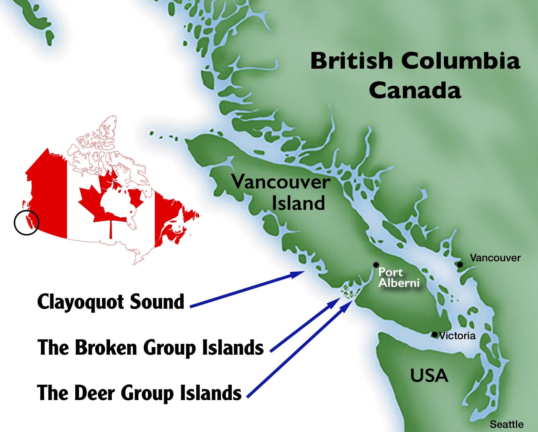 Batstar Sea Kayak Outfitters in Port Alberni