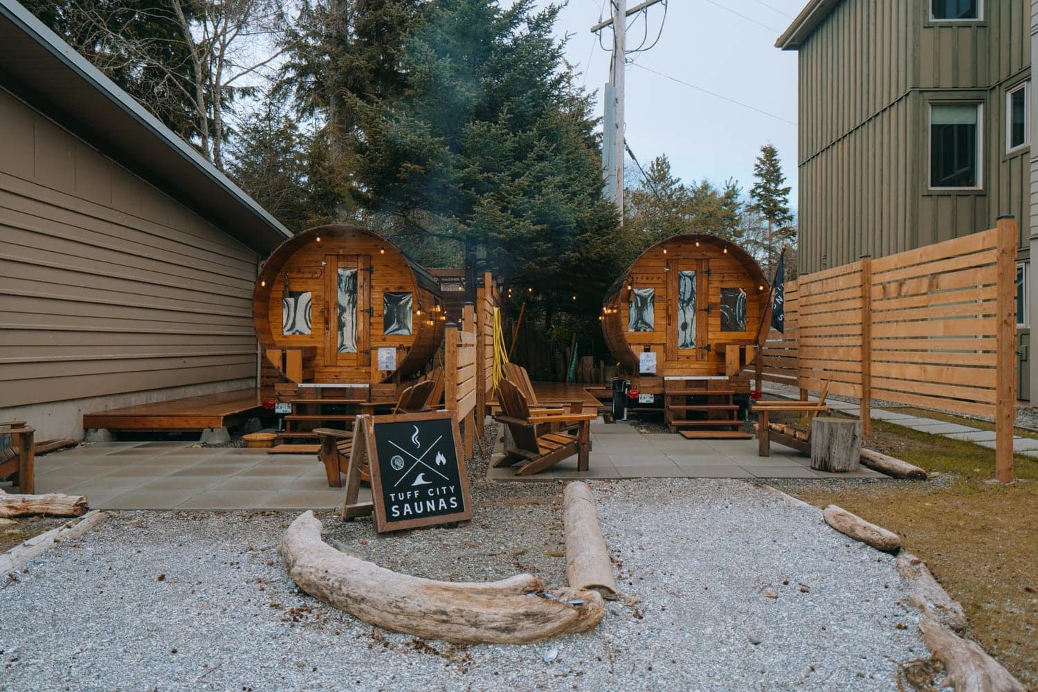 Tuff City Saunas - Pacific Sands Resort in Tofino